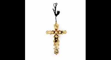 Ketting - Kruis - Plastic - Goud of zilver - Willekeurig geleverd
