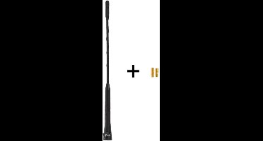 Universele auto-antenne - 23 cm - Inclusief M5 & M6 adapters