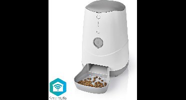 Nedis SmartLife Automatische Voerbak – Voor Hond & Kat – Voerautomaat met App – 3,7L – Wit