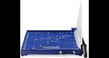 Nedis Papiersnijmachine - Max. snijden maat: 297 x 420 mm - Soort mes: Metaal - Metaal - Blauw / Zwart