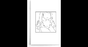 Walljar - Posing - Muurdecoratie - Poster
