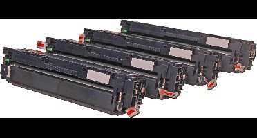 Set 4x ABC huismerk toner geschikt voor HP Laserjet Pro M254 M254dw M254nw Laserjet Pro MFP M280 M280nw M281 M281fdn M281fdw 203X CF540X CF541X CF542X CF543X 203A CF540A CF541A CF542A CF543A