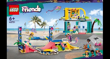 LEGO Friends Skatepark Bouwset met Liann, Zac en Luna Minipoppetjes - 41751