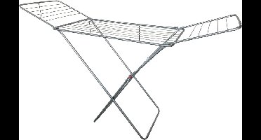 Mammoet - Droogrek - Met vleugels - 18 m drooglengte - Grijs - Staal - Inklapbaar - Wasrek