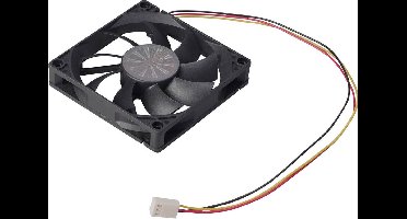 Akasa AK-FN071 PC-ventilator Zwart (b x h x d) 80 x 80 x 15 mm