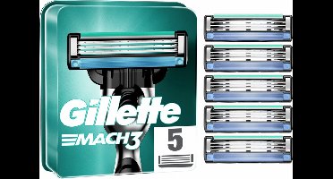 10x Gillette Scheermesjes Mach3 5 stuks