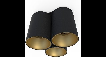 Nowodvorski - Spot Eye Tone 3 lichts H 13 cm zwart - goud