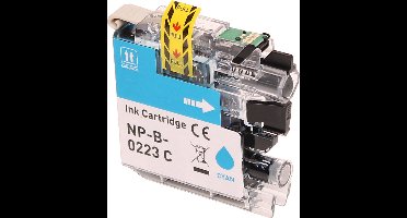 ABC huismerk inkt cartridge geschikt voor Brother LC-221C LC-223C cyan voor Brother DCP-J4120DW DCP-J562DW MFC-J1100 MFC-J1140W MFC-J1150DW MFC-J1170DW MFC-J1180DWT MFC-J4420DW MFC-J4425DW