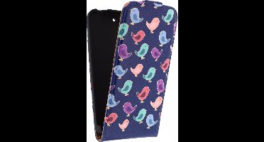 Huawei Ascend G630 Hoesje - Mobilize - Ultra Slim Serie - Kunstlederen Flipcase - Birdy - Hoesje Geschikt Voor Huawei Ascend G630