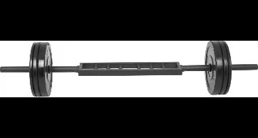 Gorilla Sports Olympische Swiss Bar - Multi Grip - Halterstang - Staal Inclusief - 50 mm - Zwart