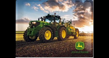Metal Sign John Deere Photo 30 x 40 cm