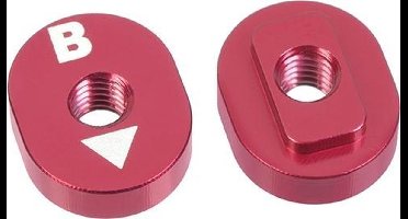 Team Corally - Alum. Excentric Camber Nut - B - 0.5° - 1.5° - 2 pcs