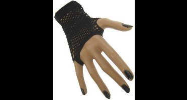 Nethandschoenen Vingerloos zwart kort