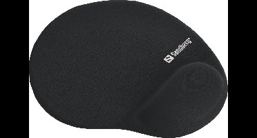 Sandberg - 520-23 - Muismat Met Polssteun - Zwart