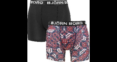 Björn Borg heren performance 2P boxers print multi
