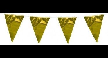 Boland Vlaggenlijn - 5x - goud - 10 meter - vlaggentjes - glitter en glamour