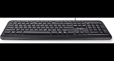 Nedis Bedraad Toetsenbord - USB-A - Multimedia - QWERTY - US Internationaal - Numeriek toetsenbord