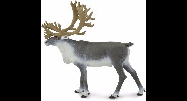 Speelgoed figuur - rendier karibou - 11 cm - plastic - speelfiguren - dieren - Kunststof speel dieren