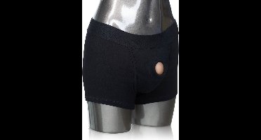 CalExotics - Boxer Brief Harness - Strap On Harness Zwart L/XL