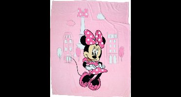 Disney Minnie Mouse Fleece deken Shopping - 110 x 140 cm - Polyester