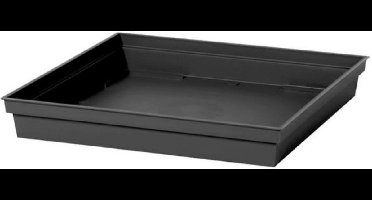 EDA Bloempot onderschaal - antraciet - kunststof - L33 x B33 x H5 cm - opvangschaal