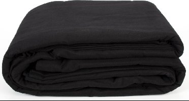 lightmaXX podiummolton 10m zwart 300cm breed, B-1, DIN 4102 - Moltons