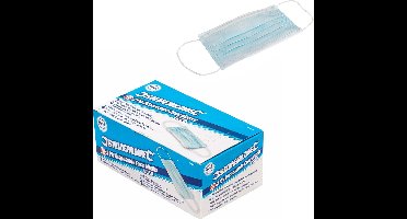 Silverline Wegwerpmaskers - 3-laags - Flexibele oorbanden - 50 stuks