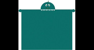 Carbotex Deken Monster 100 X 140 Cm Fleece Groen