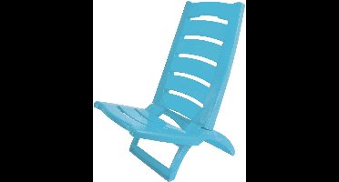 Opklapbare Strandstoel 37x79 cm Azure