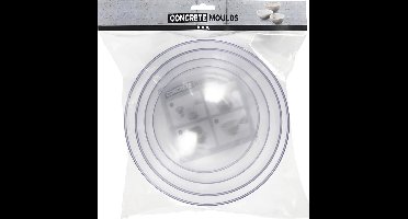 Gietvormen, afm 13,6+15,6+18+20 cm, 4 stuk/ 1 doos