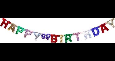Folat Letterslinger Happy Birthday 1,5 M Karton