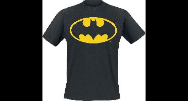 Batman Classic Logo Heren T-shirt - zwart - 4XL
