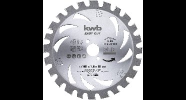 kwb 586138 Hardmetaal-cirkelzaagblad 184 x 20 x 1.4 mm Aantal tanden: 30 1 stuk(s)