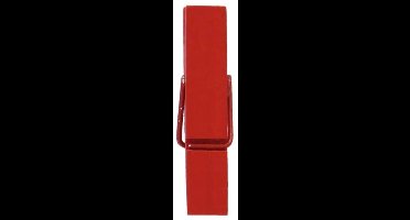 Mini Knijpertjes verkrijgbaar in verschillende kleuren, 24 stuks. - Rood