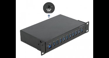 10 ″ Industriehub 10 x USB 3.2 Gen 1 Type-A