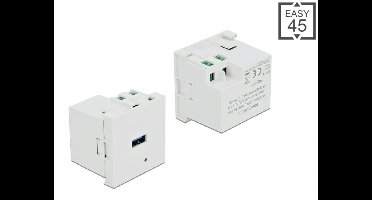 Eenvoudig 45 USB-oplaadpoortmodule 1 x USB Type-A