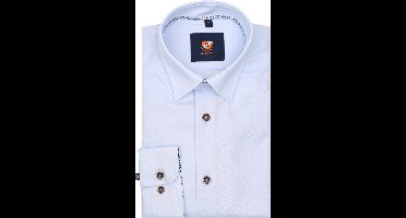 Suitable Overhemd Lichtblauw 267-7 - Maat 42 - Heren - Casual Shirt