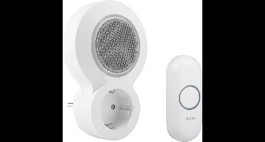 Byron DBY-23524 - Deurbel Draadloze set - 175m Bereik - IP44 waterdicht - Wit