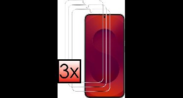 Screenprotector - 3 Stuks - Geschikt voor Samsung Galaxy S25 - Extra Sterk - Beschermglas - Gehard Glas - Tempered Glass - Screen Protector - Bescherm Cover