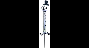 TFA Tuin Thermometer - met windwijzer - 138 cm - buiten thermometer - RVS