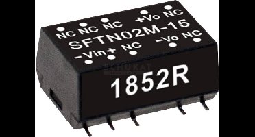 MW Mean Well SFTN02M-12 DC/DC-convertermodule 167 mA 2 W Aantal uitgangen: 1 x Inhoud 1 stuk(s)