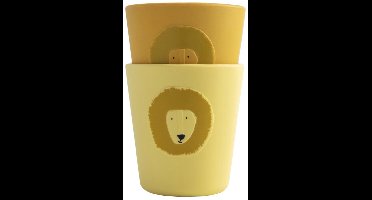 Trixie Kinderbeker - Mr. Lion - Beker voor kinderen - Drinkbeker - Kinderservies - van Siliconen - Geschikt voor de Vaatwasser