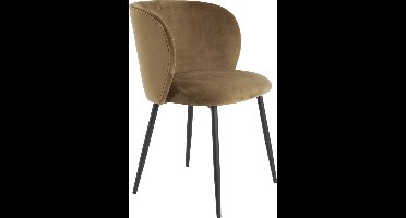 2x Sohome Draaibare Barkruk Larell Chenille - Zand (zithoogte 59-80cm)