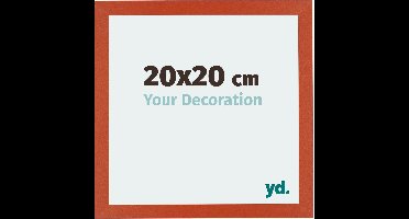 Your Decoration - Fotolijst 20x20 cm - MDF - Oranje - Mura