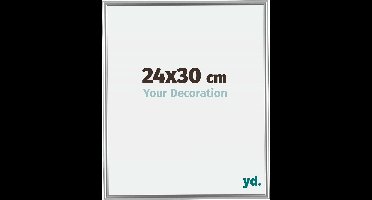 Your Decoration - Fotolijst 24x30 cm - Kunststof - Zilver - Bordeaux