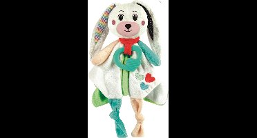 Baby Clementoni Sweet Bunny - Baby Knuffel Konijn - Extra zacht - 7cm
