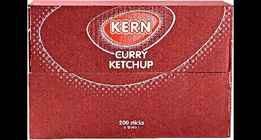 Kern Curry ketchup sachets - Doos 200 stuks x 1 cl