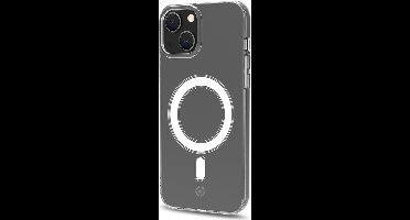 Celly GelskinMag Siliconen hoesje met Magsafe - Geschikt voor Apple iPhone 14 Plus - TPU Back cover - Transparant