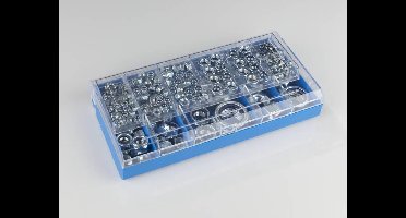 826460 Assortiment veiligheidsmoeren Inhoud 161 stuk(s)