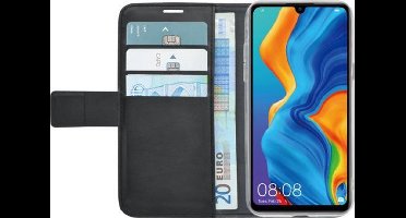 MH by Azuri walletcase - magnetic closure & cardslots - zwart - Huawei P30